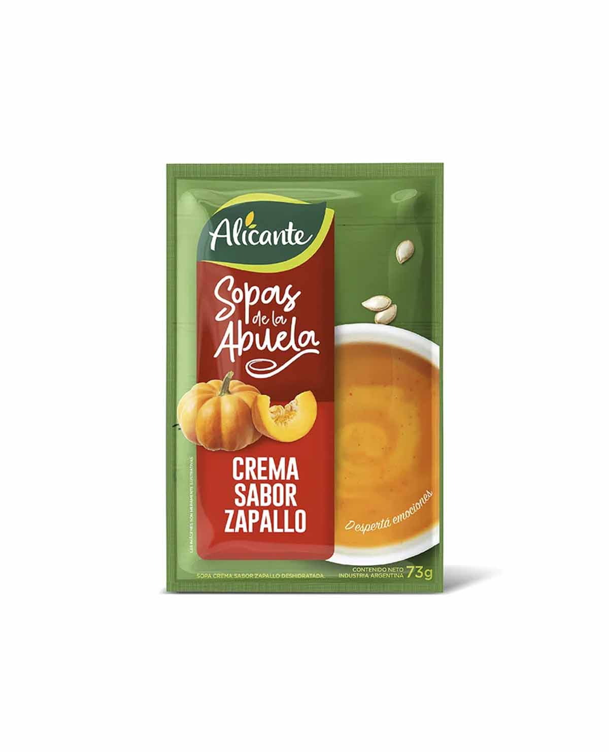 Sopa Alicante Crema de Zapallo x 73 Gr